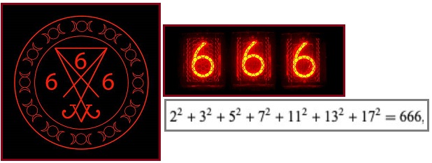 666: значение, связанное с номером машины