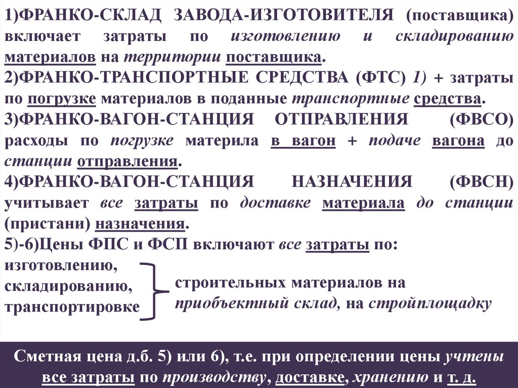 Что такое франко вагон станции отправления? узнайте все подробности!