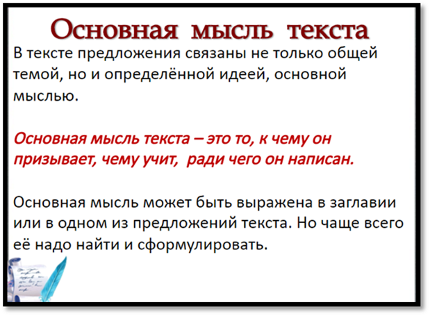 Текст. его основная и дополнительная информация