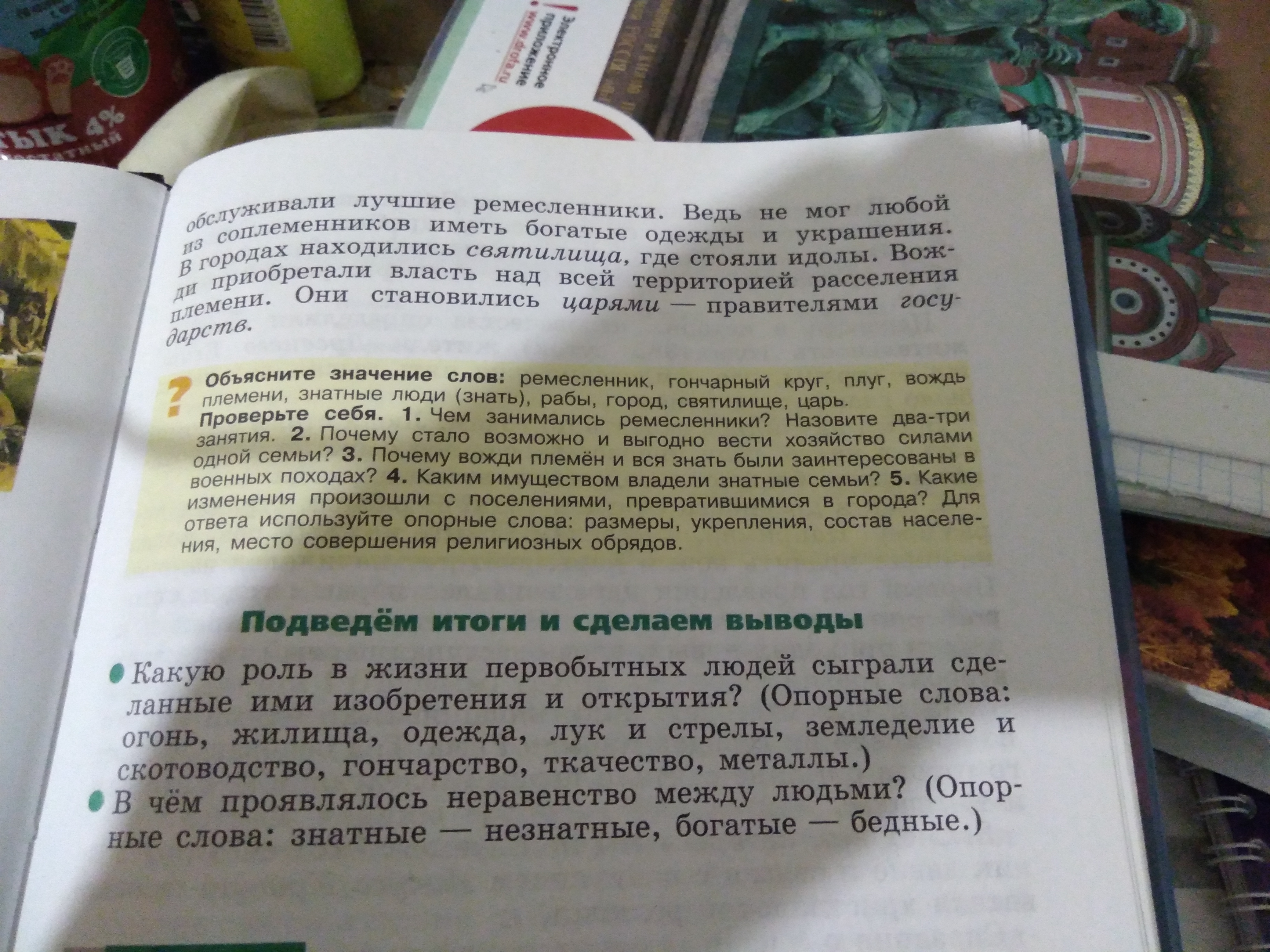 Вождь племени в истории: роль и значение для общества. учебник для 5 класса