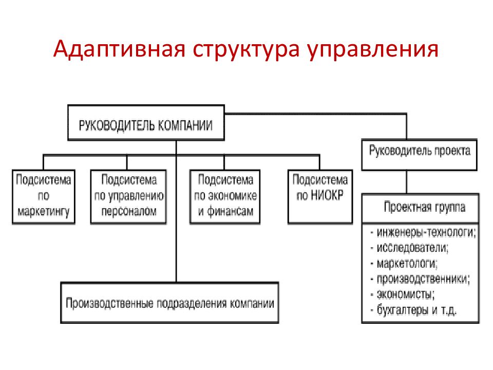 Структурное подразделение организации - наименования, виды и функции