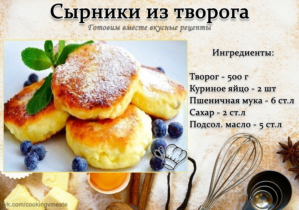 Сырники - 48 рецептов с фото | пошагово ру