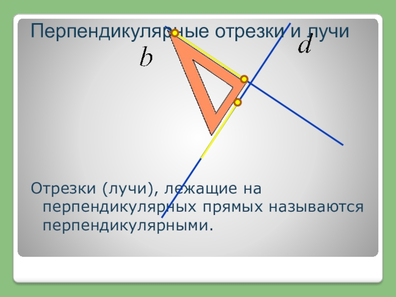 Перпендикулярные прямые • образавр