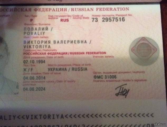 Место рождения в паспорте: где указано