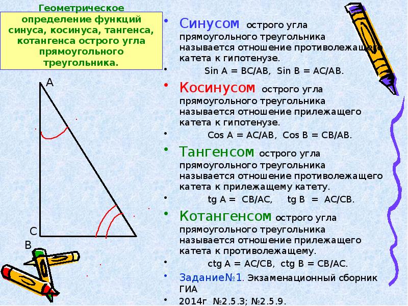 Формулы двойного угла - выражения тригонометрических функций, свойства