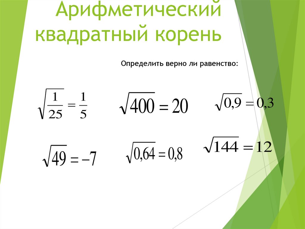 Как найти квадратный корень числа вручную