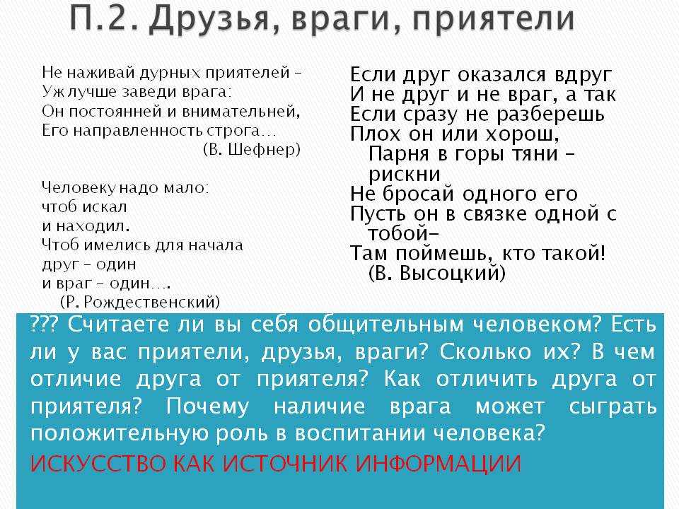 Мир знакомых и незнакомых людей. обществознание