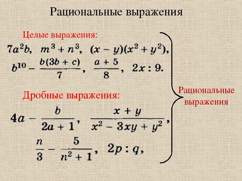 Числовые и буквенные выражения