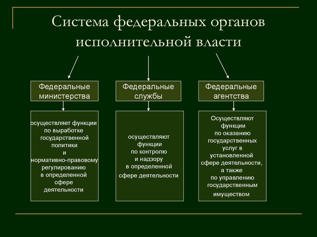 Что относится к исполнительной власти в россии, органы общей компетенции