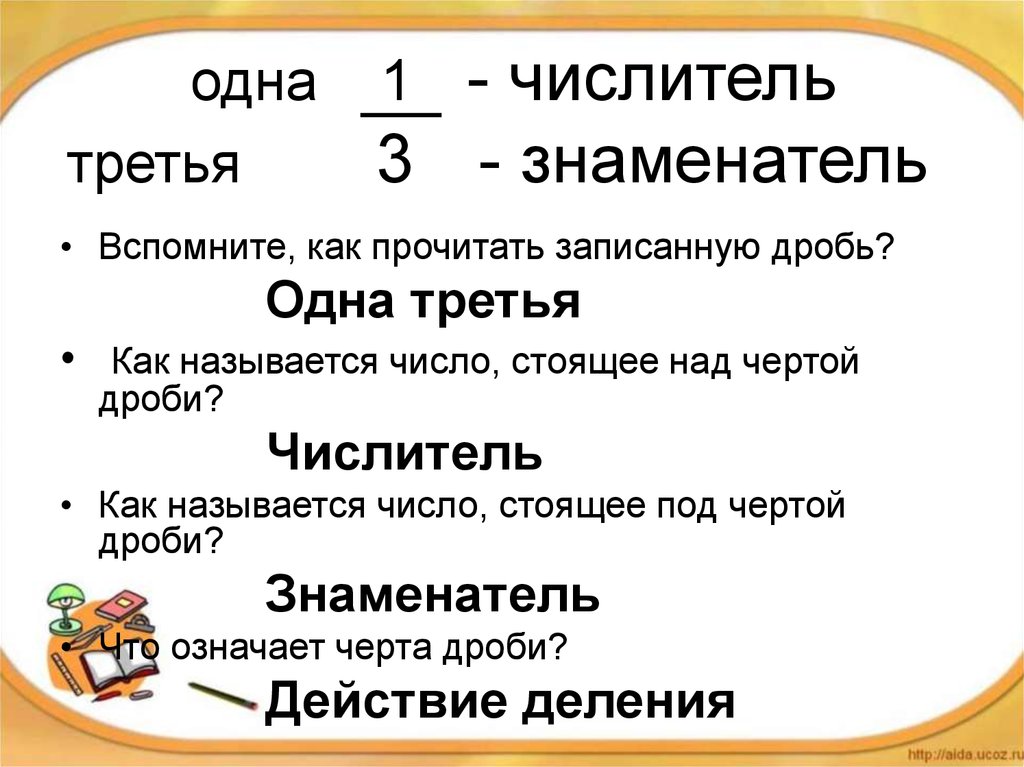 Обыкновенные дроби. числитель, знаменатель. доли в дробях. - tutomath.ru репетитор по математике