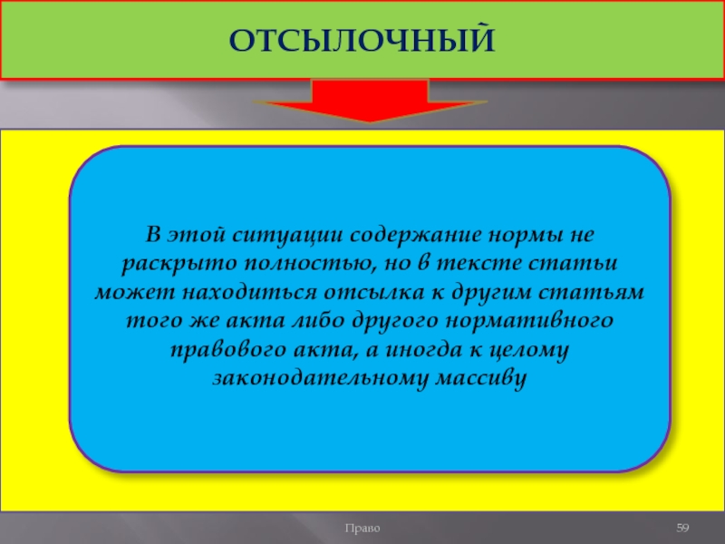 Вне закона значение выражения