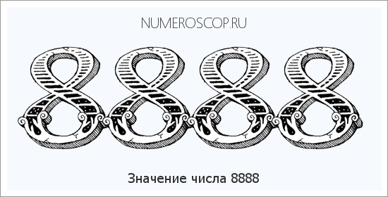 Число 8888 имеет особую символику и значение в различных культурах и верованиях Оно считается магическим и привлекающим удачу, а его влияние