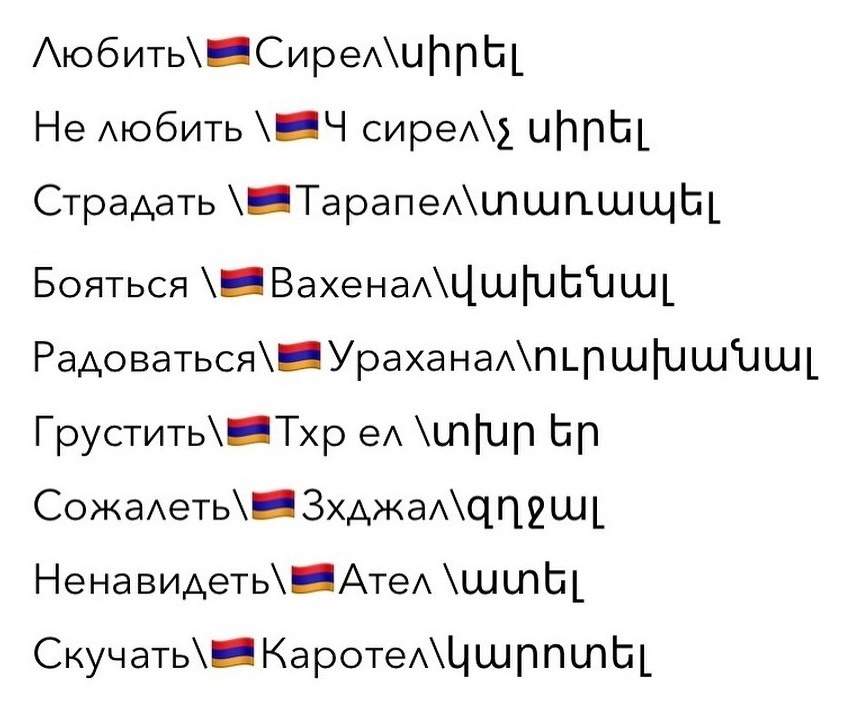 Армянский - официальный язык в армении: алфавит, диалекты, разговорник